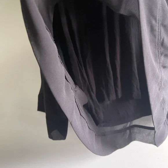 Zara Black Sheer Overlay Top - Picture 3 of 7